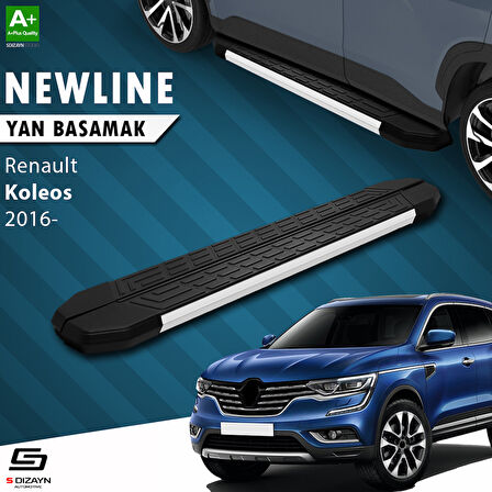 S-Dizayn Renault Koleos 2 NewLine Aluminyum Yan Basamak 163 Cm 2016 Üzeri A+ Kalite