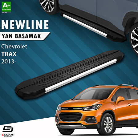 S-Dizayn Chevrolet Trax NewLine Krom Yan Basamak 163 Cm 2013-2022 A+ Kalite