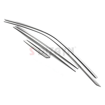 S-Dizayn Peugeot 2008 2 Krom Cam Üst Çıtası 6 Prç 2020-2023