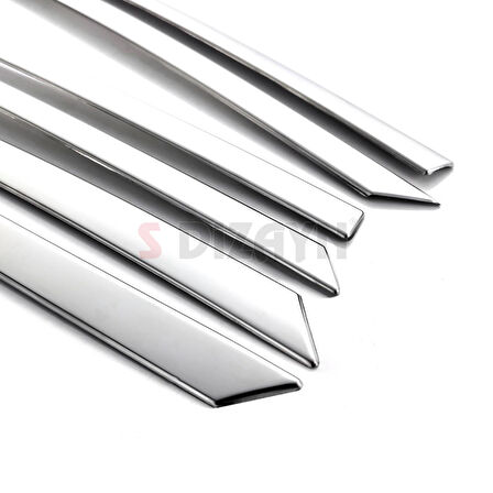 S-Dizayn Peugeot 2008 2 Krom Cam Üst Çıtası 6 Prç 2020-2023