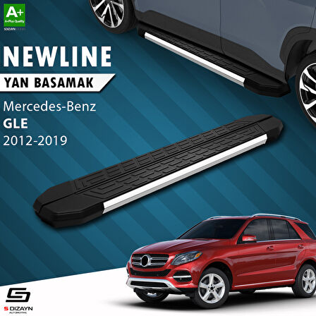 S-Dizayn GLE W166 NewLine Krom Yan Basamak 193 Cm 2012-2019 A+ Kalite