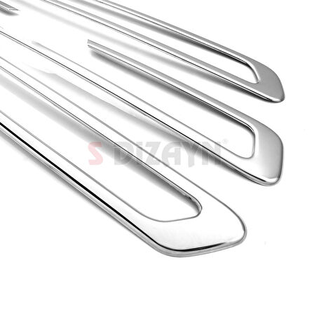 S-Dizayn Ford Transit Krom Ön Panjur 3 Parça 2014-2018