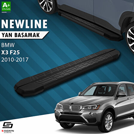 S-Dizayn Bmw X3 F25 NewLine Siyah Yan Basamak 193 Cm 2010-2017 A+ Kalite