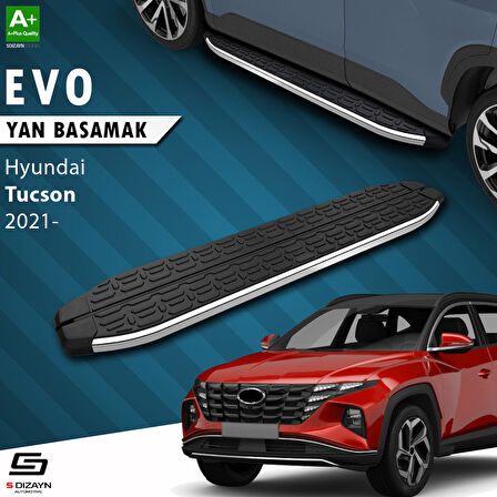 S-Dizayn Hyundai Tucson 4 Evo Krom Yan Basamak 173 Cm 2021-2024 A+ Kalite