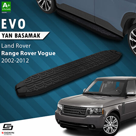 S-Dizayn Land Rover Rover Range Rover Vogue 2 Evo Siyah Yan Basamak 183 Cm 2002-2012 A+ Kalite