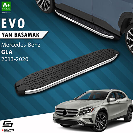 S-Dizayn GLA X156 Evo Krom Yan Basamak 183 Cm 2013-2020 A+ Kalite