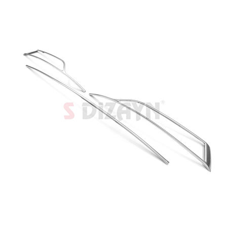 S-Dizayn Skoda Octavia A8 Krom Sis Çerçevesi 3 Prç. 2020 Üzeri