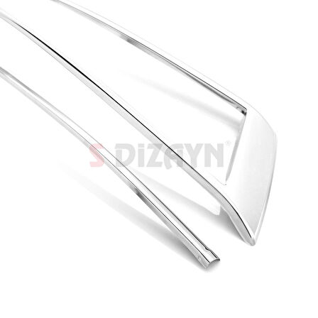 S-Dizayn Skoda Octavia A8 Krom Sis Çerçevesi 3 Prç. 2020 Üzeri