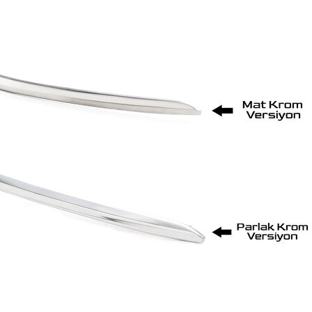 S-Dizayn Fiat Egea Sedan Krom Ön Tampon Çıtası 2020 Üzeri (Mat Krom)