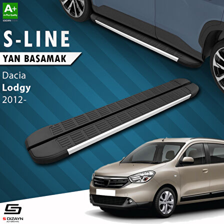 S-Dizayn Dacia Lodgy S-Line Aluminyum Yan Basamak 203 Cm 2012 Üzeri A+ Kalite