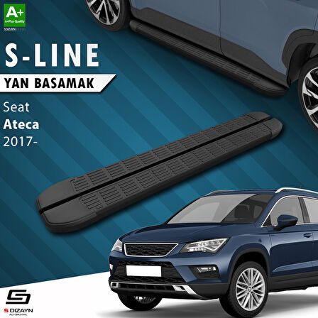 S-Dizayn Seat Ateca S-Line Siyah Yan Basamak 173 Cm 2017 Üzeri A+ Kalite