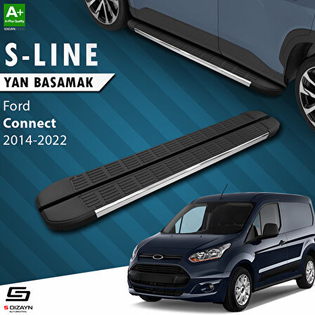 S-Dizayn Ford Connect 2 S-Line Krom Yan Basamak 183 Cm 2014-2023 A+ Kalite