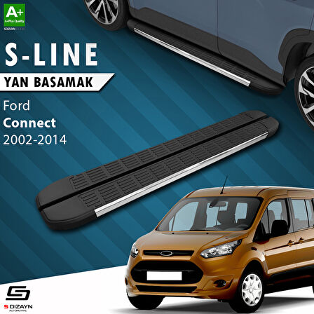 S-Dizayn Ford Connect S-Line Krom Yan Basamak 183 Cm 2002-2014 A+ Kalite