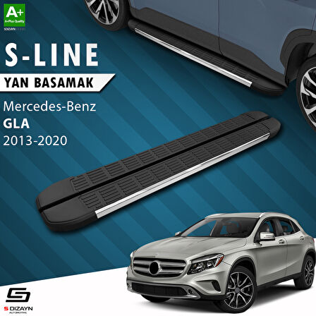 S-Dizayn GLA X156 S-Line Krom Yan Basamak 183 Cm 2013-2020 A+ Kalite