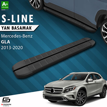 S-Dizayn GLA X156 S-Line Siyah Yan Basamak 183 Cm 2013-2020 A+ Kalite
