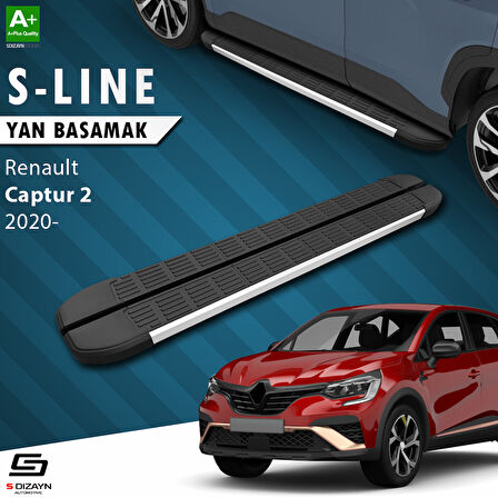 S-Dizayn Renault Captur 2 S-Line Aluminyum Yan Basamak 183 Cm 2020 Üzeri A+ Kalite