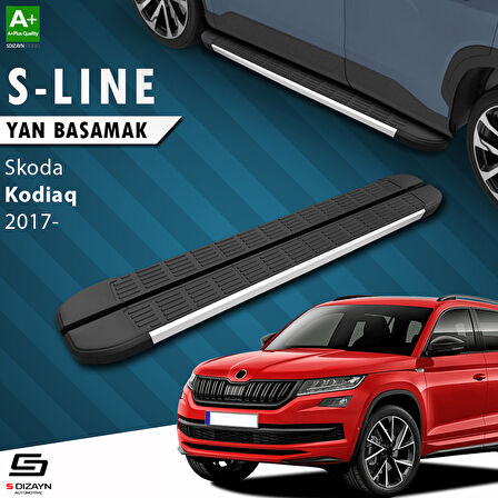 S-Dizayn Skoda Kodiaq S-Line Aluminyum Yan Basamak 193 Cm 2017 Üzeri A+ Kalite