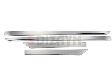 S-Dizayn Nissan Qashqai Krom Yan Kapı Çıtası 4 Prç 2014-2021
