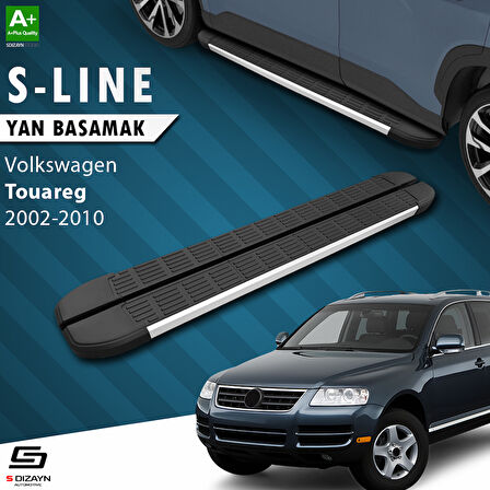 S-Dizayn VW Touareg S-Line Aluminyum Yan Basamak 193 Cm 2002-2010 A+ Kalite