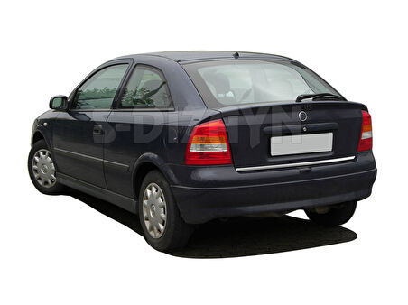 S-Dizayn Opel Astra G HB Krom Bagaj Alt Çıta 1998-2009