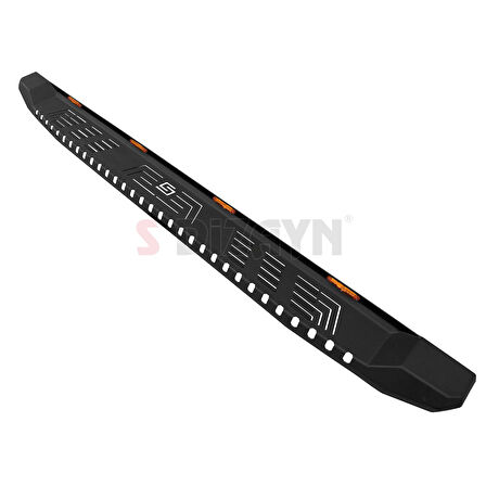 S-Dizayn SDX 4WD Off Road Nissan Navara 2 Çelik Yan Basamak 205 Cm Ledli V1 2005-2015 A+ Kalite