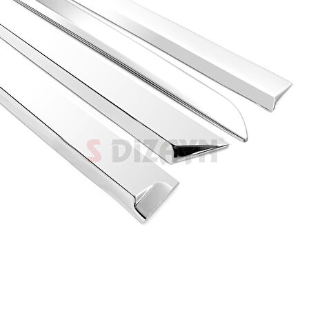 S-Dizayn Opel Astra H HB Krom Yan Kapı Çıtası 4 Prç 2004-2013