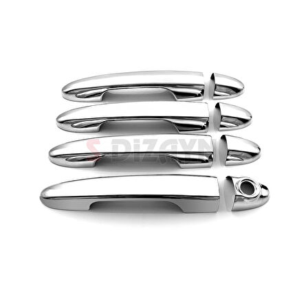 S-Dizayn Fiat Egea HB Krom Kapı Kolu 8 Prç. 2020 Üzeri