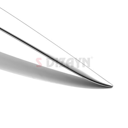 S-Dizayn Opel Astra K HB Krom Bagaj Alt Çıta 2015-2022