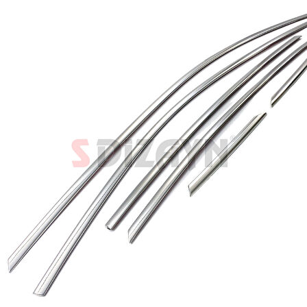 S-Dizayn Opel Astra K HB Krom Cam Üst Çıta 8 Prç. 2015-2022