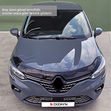 S-Dizayn Renault Clio 5 ABS Plastik Kaput Rüzgarlığı 2020 Üzeri A+Kalite