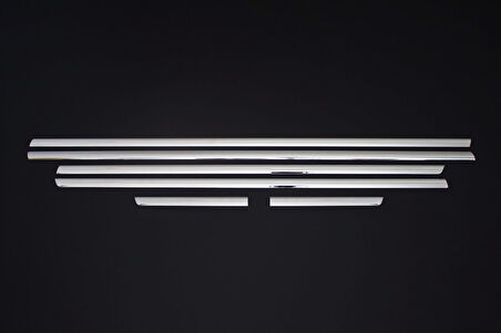 S-Dizayn Opel Corsa D Krom Cam Çıtası 6 Prç 2007-2014