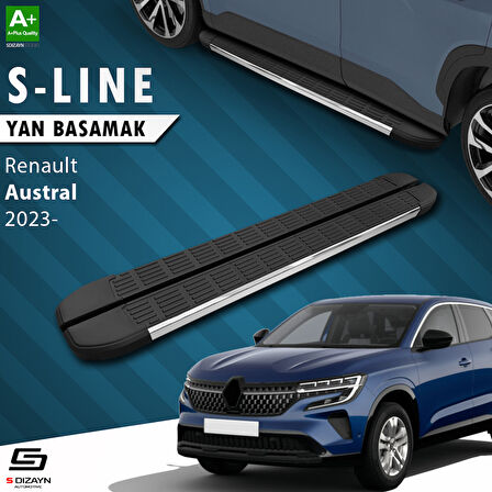 S-Dizayn Renault Austral S-Line Krom Yan Basamak 183 Cm 2023 Üzeri A+ Kalite