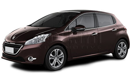 S-Dizayn Peugeot 208 Krom Kapı Kolu 4 Kapı 2012-2019