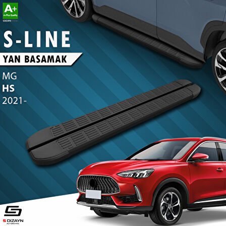 S-Dizayn MG HS S-Line Siyah Yan Basamak 183 Cm 2021 Üzeri A+ Kalite