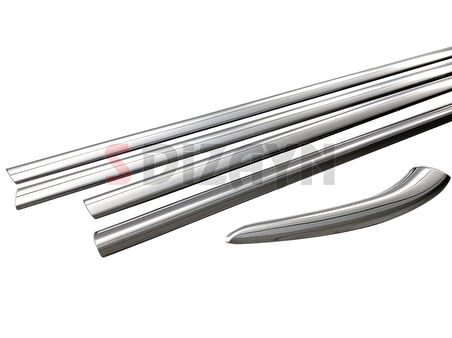 S-Dizayn Peugeot 301 Krom Cam Çıtası 6 Prç. 2012-2017