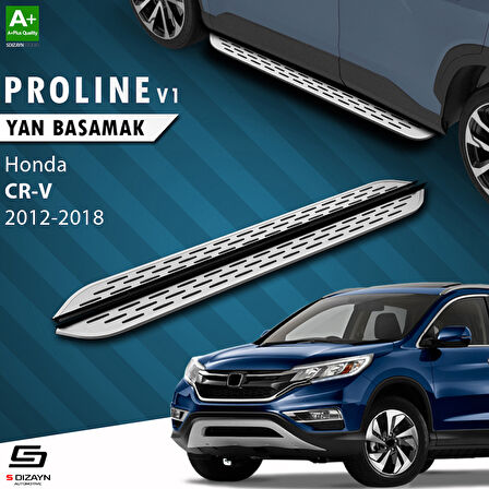 S-Dizayn Honda CR-V 4 OEM Still Pro V1 Aluminyum Yan Basamak 173 Cm 2012-2018 A+ Kalite