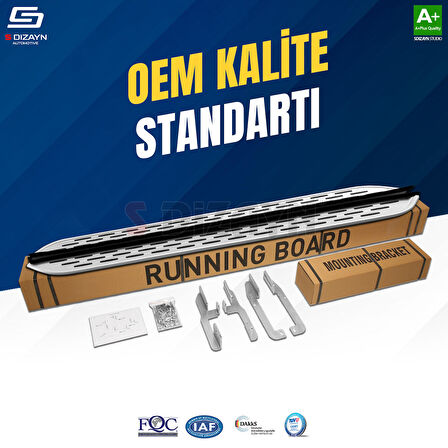 S-Dizayn Land Rover Freelander 2 OEM Still Pro V1 Aluminyum Yan Basamak 173 Cm 2006-2014 A+ Kalite