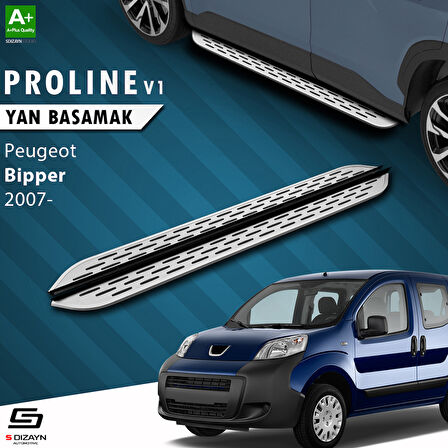 S-Dizayn Peugeot Bipper OEM Still Pro V1 Aluminyum Yan Basamak 173 Cm 2007-2017 A+ Kalite