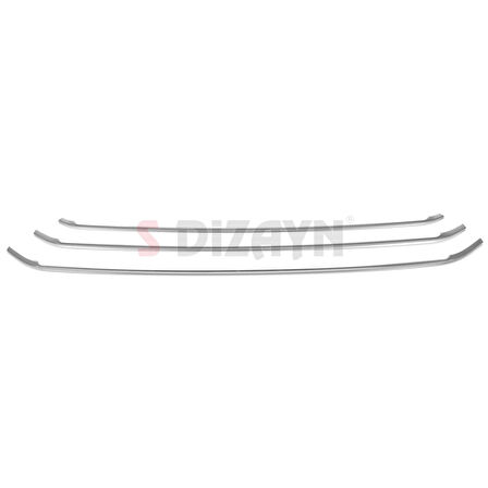 S-Dizayn Renault Express Krom Ön Tampon Çıtası 3 Prç 2021 Üzeri