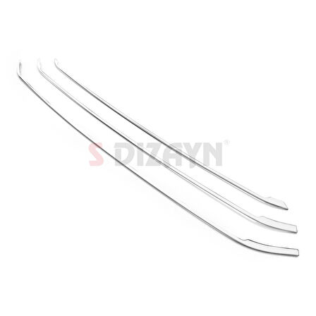 S-Dizayn Renault Express Krom Ön Tampon Çıtası 3 Prç 2021 Üzeri