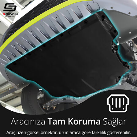 S-Dizayn Peugeot 301 Çelik Karter Muhafaza Koruma 2012-2017 A+ Kalite