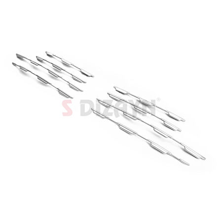 S-Dizayn Fiat Egea SD / HB Krom Ön Panjur Diamond Model 8 Prç 2020 Üzeri A+ Kalite