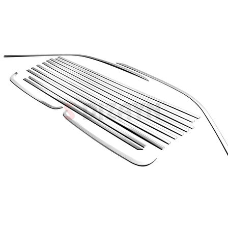 S-Dizayn VW Transporter T6 Kısa Şase Krom Cam Çerçeve Seti 2015 Üzeri Tek Sürgü