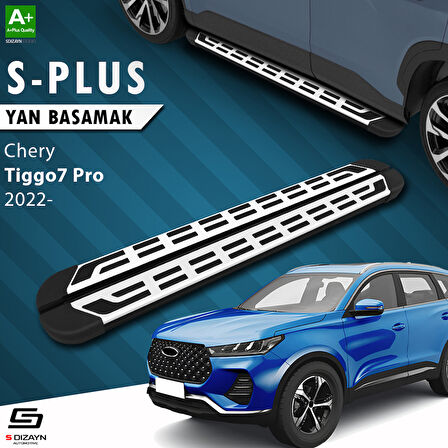 S-Dizayn Chery Tiggo7 Pro S-Plus Gri Yan Basamak 183 Cm Etekli 2022 Üzeri A+ Kalite