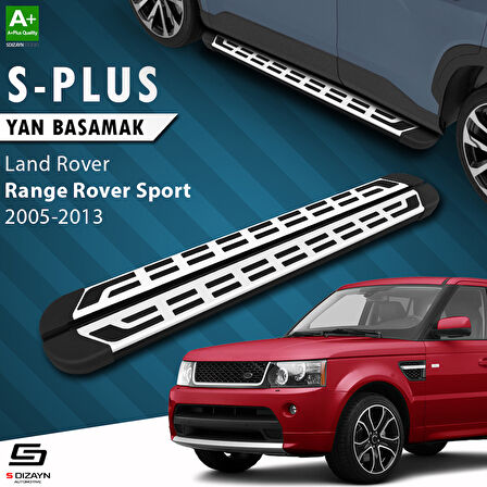 S-Dizayn Land Rover Range Rover Sport S-Plus Gri Yan Basamak 183 Cm 2005-2013 A+ Kalite