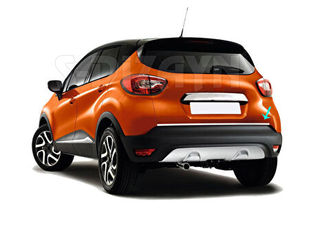 S-Dizayn Renault Captur Krom Bagaj Alt Çıtası 2013-2020