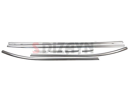 S-Dizayn Renault Clio 4 HB Krom Cam Çıtası 8 Prç. 2012-2019