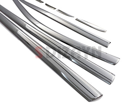 S-Dizayn Renault Clio 4 HB Krom Cam Çıtası 8 Prç. 2012-2019