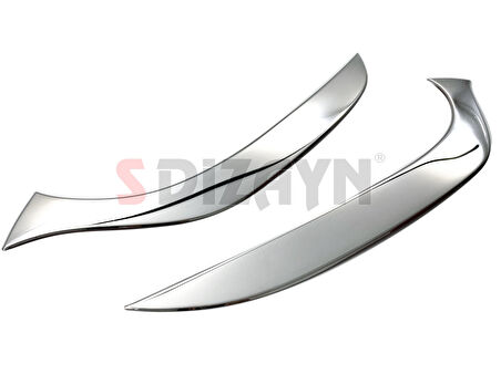 S-Dizayn Renault Clio 4 HB Krom Far Alt Çıtası 2012-2016