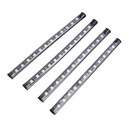 Space Kayar Sinyalli Ön Panjur Ledi Uzaktan Kumandalı Çok Renkli 4X12 SMD-12V/ LAAM314